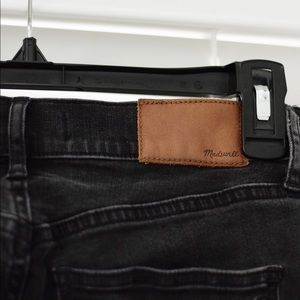 Madewell “9” High Riser Skinny Skinny Black Jeans”